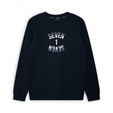 SevenOneSeven Round neck sweater Navy